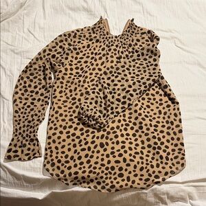 Ann Taylor Leopard Print Women's Top - Size Small